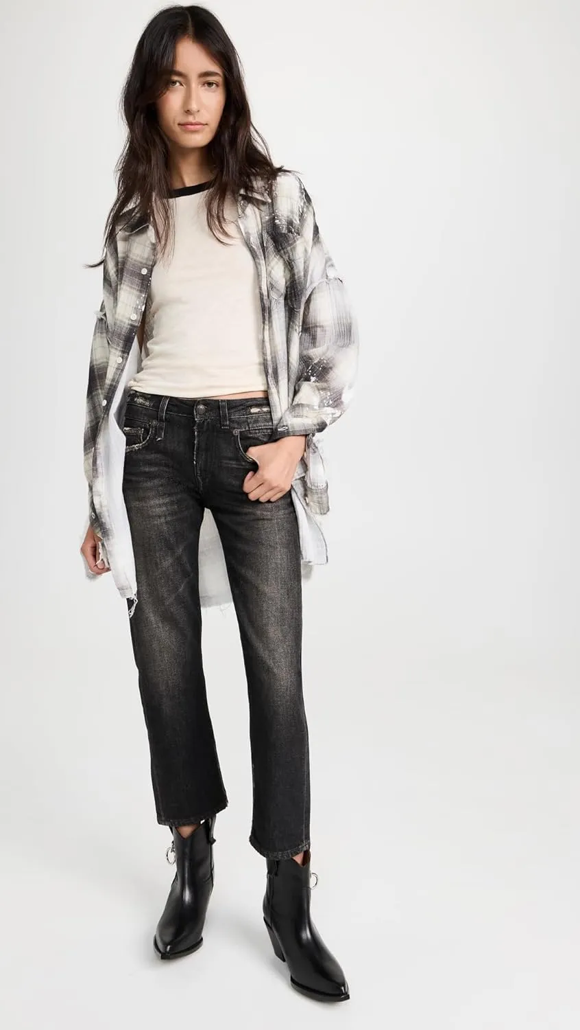 R13 Women's Boy Straight Jeans