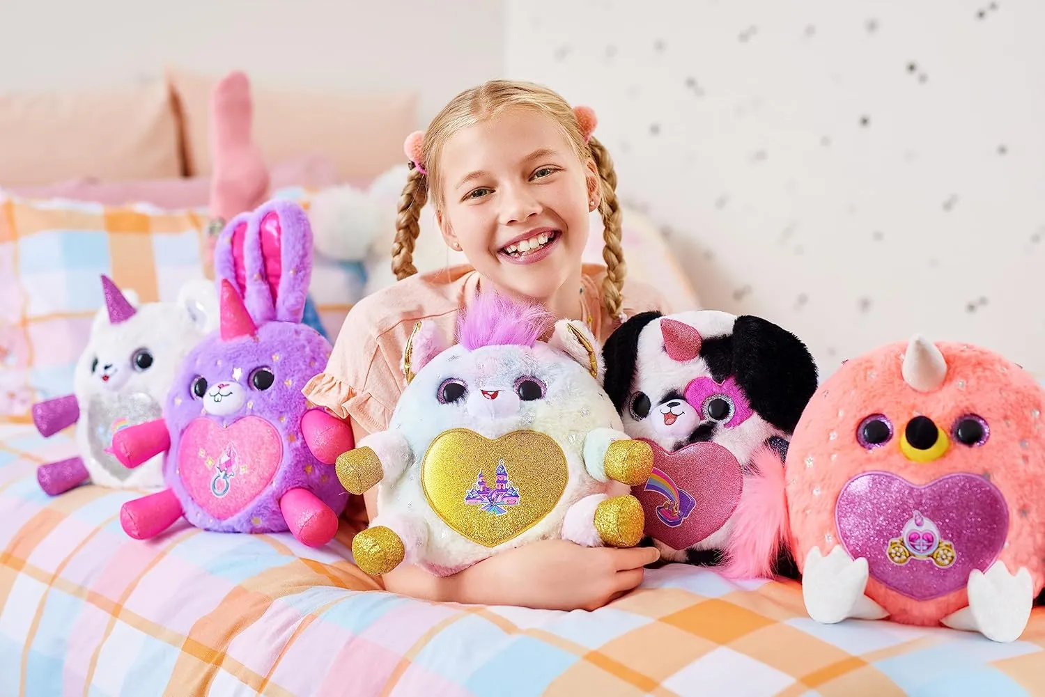 Rainbocorns Fairycorn Princess Surprise (Unicorn) by ZURU 11" Collectible Plush Stuffed Animal, Surprise Egg, Wearable Fairy Wings, Magical Fairy Princess, Ages 3  for Girls, Children