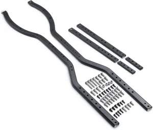 RC-Hub Metal RC Frame Rails Chassis Frame Beam for 1/10 Axial SCX10 RC Crawler Car Truck