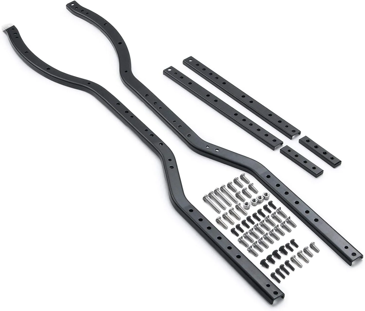 RC-Hub Metal RC Frame Rails Chassis Frame Beam for 1/10 Axial SCX10 RC Crawler Car Truck