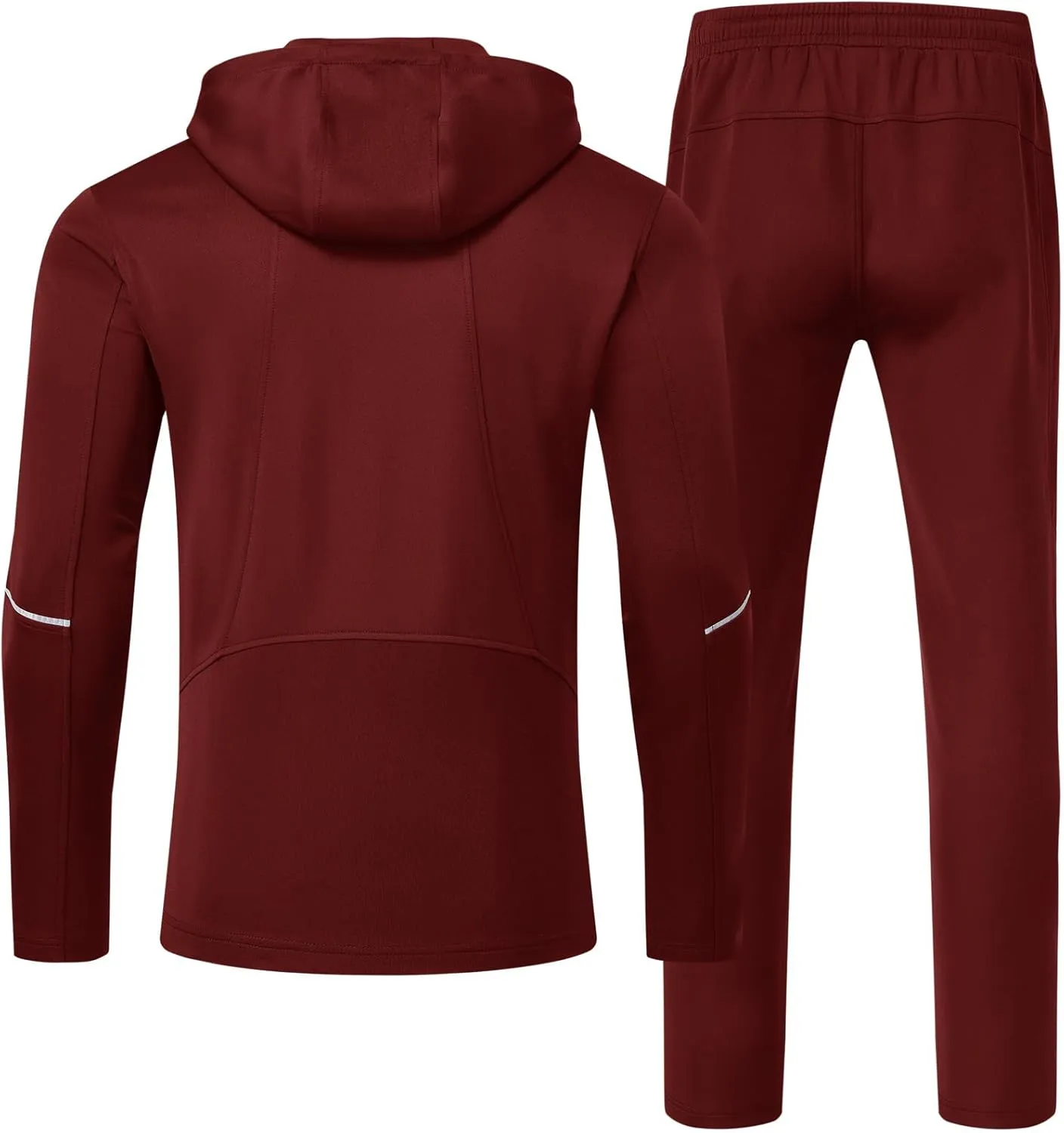 Rdruko Men's Track Suits 2 Piece Set Sweatsuits Jogging Workout Gym Warm Up Sportswear Suits with Hoodie