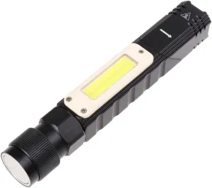 Rechargeable Flashlight with Head Magnetic Tail Cob Handheld Torch for Versatile Use