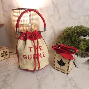 Red Bucket Bag
