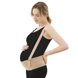 Reidio Maternity Belt Belly Bands for Pregnant Women Pregnancy Belly Support Band Relieve Back & Waist & Pelvic Pain Adjustable Size with Back Brace ​Straps
