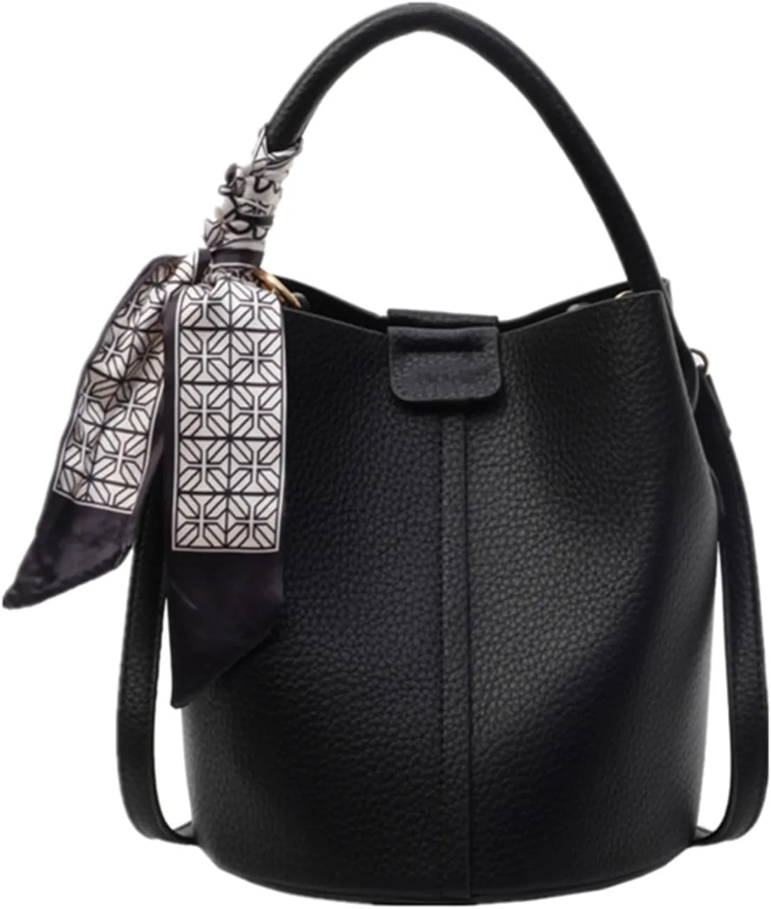 Retro Fashion Bucket Bag - Stylish Bucket Handbag Single Shoulder and Crossbody Bag Women's Shoulder Handbag