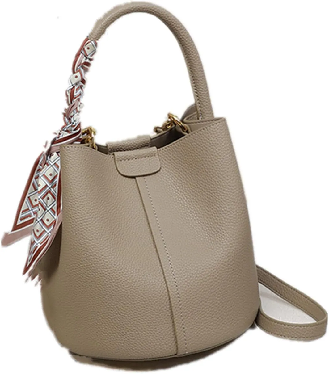 Retro Fashion Bucket Bag - Stylish Bucket Handbag Single Shoulder and Crossbody Bag Women's Shoulder Handbag