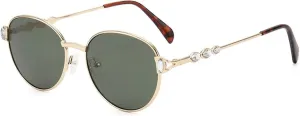 Retro Round Metal-frame Sunglasses. Stylish and Luxurious, Providing Sun Protection.