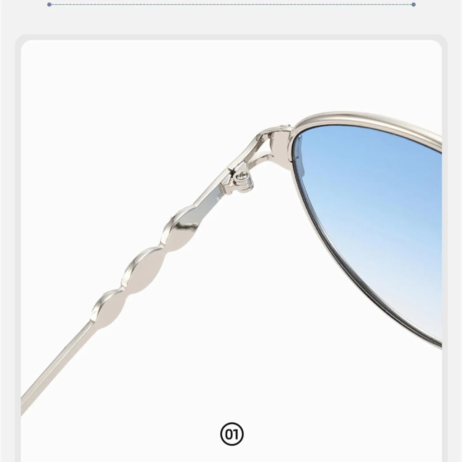 Retro Round Metal-frame Sunglasses. Stylish and Luxurious, Providing Sun Protection.