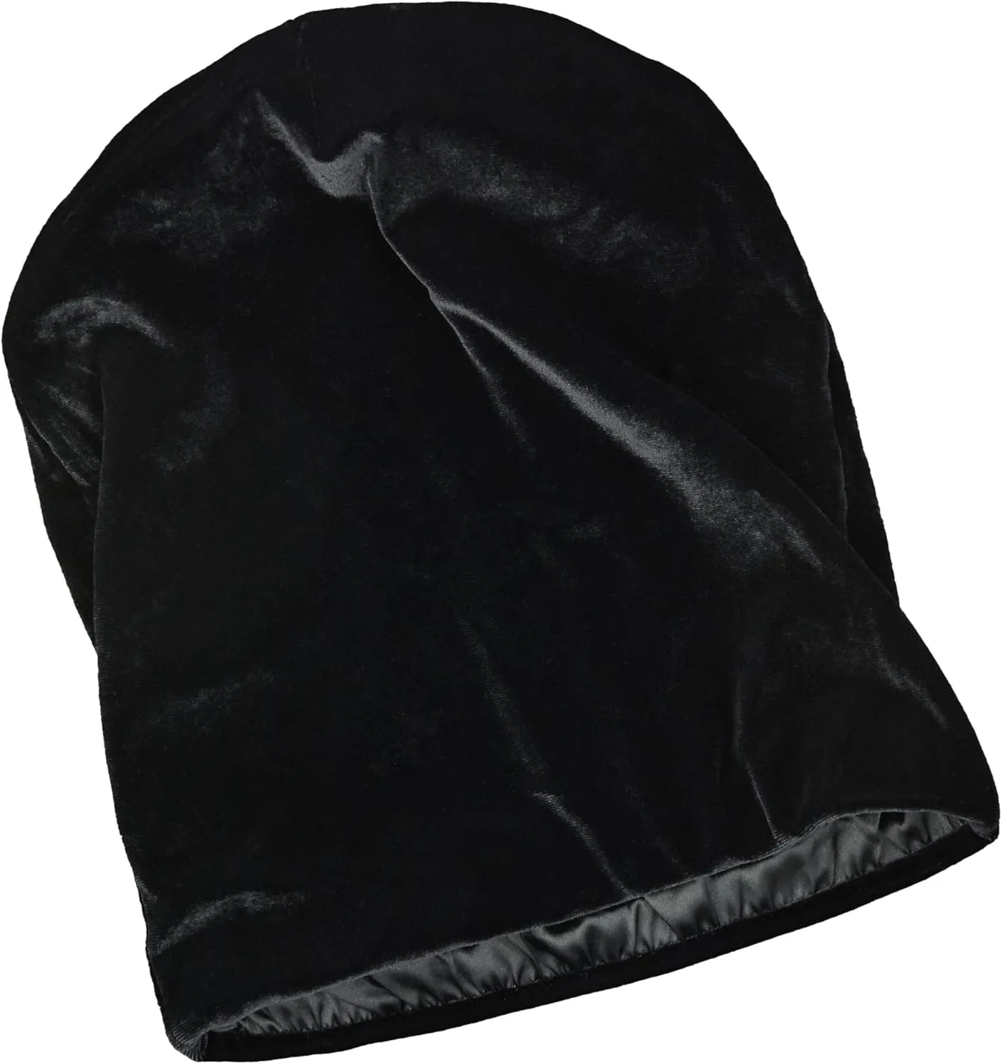 Reversible Sleep Cap - Velvet & Satin Sleep Cap