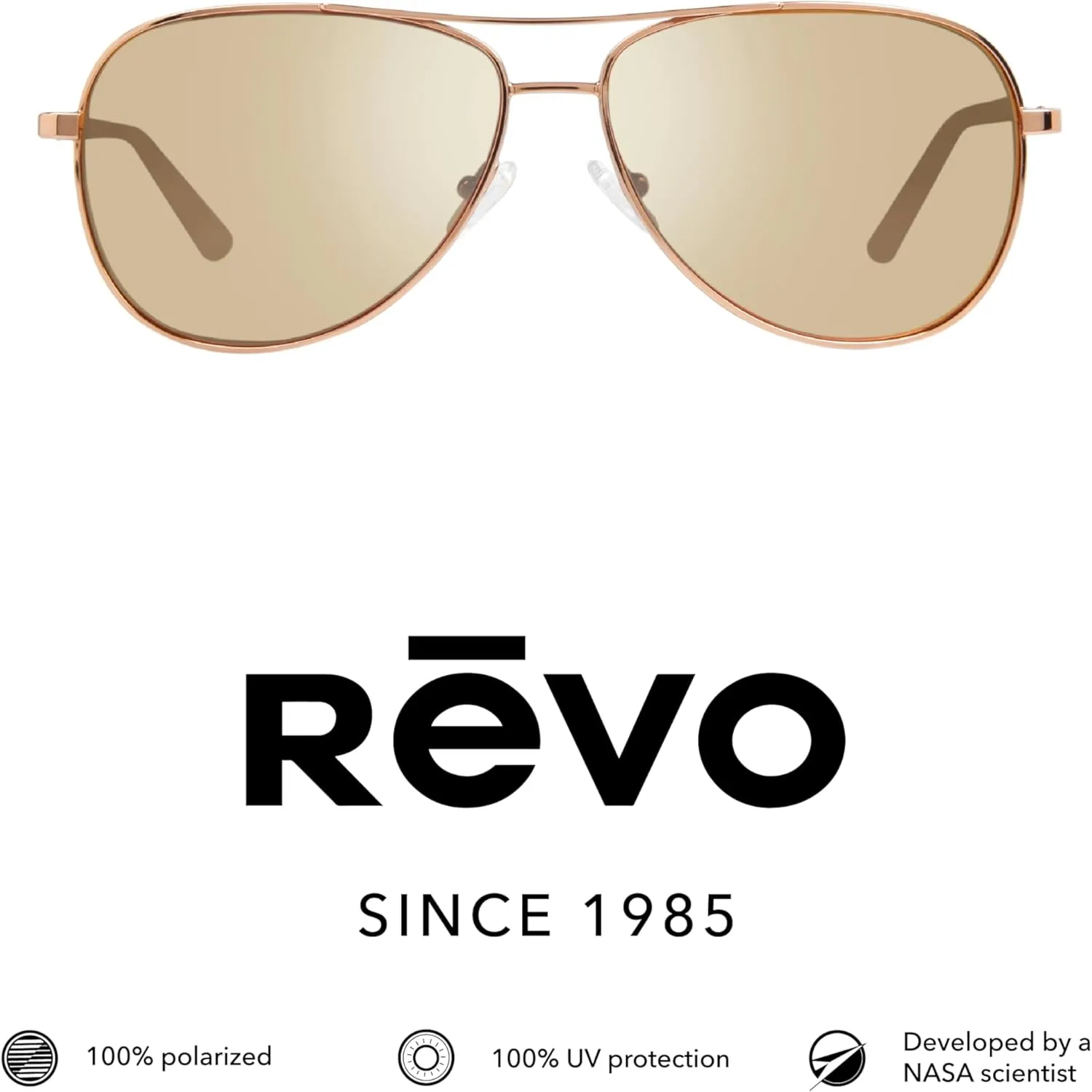 Revo Sunglasses Relay Petite: Women's Polarized Lens with Small Metal Aviator Frame