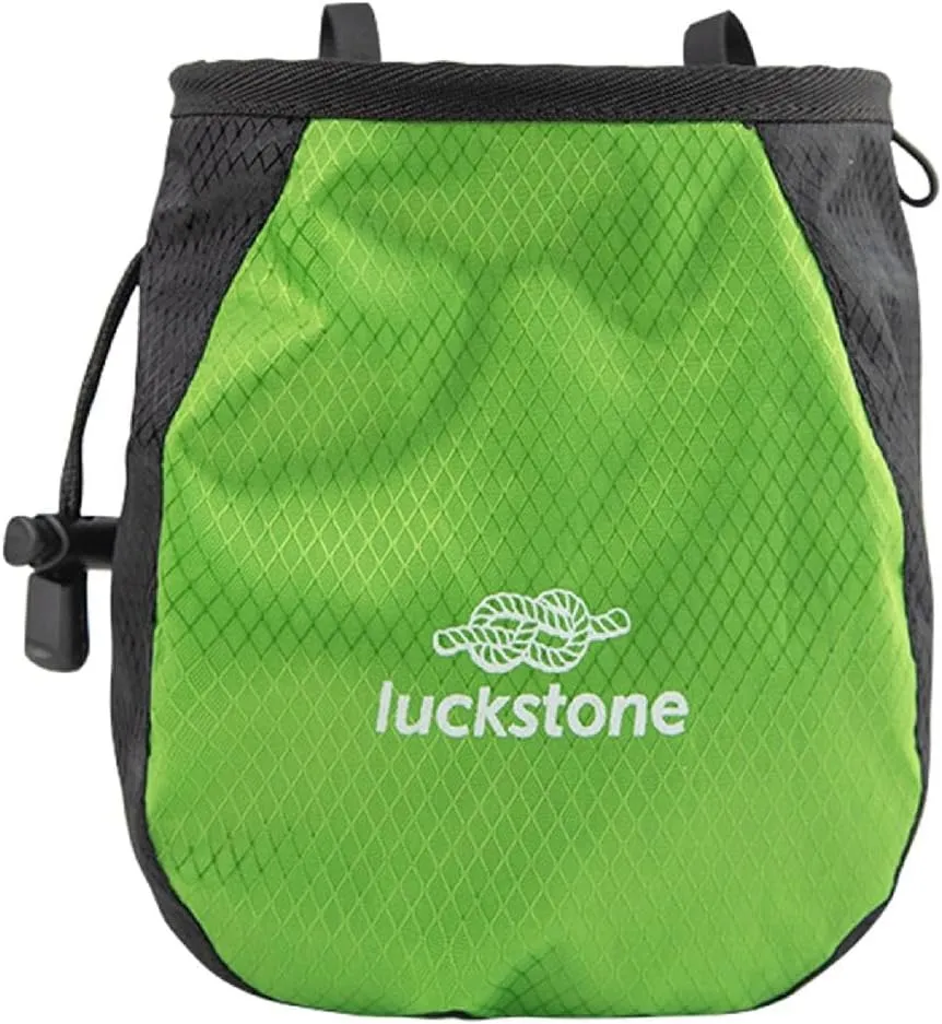 Rock Climbing Chalk Bag Adjustable Drawstring Chalk Bag Bouldering Chalk Bag Bucket for Rock Climbing Weight Lifting Portable Bouldering Chalk Bag Bucket
