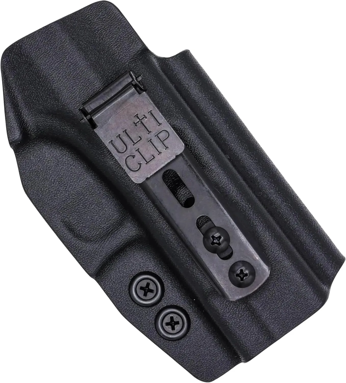 Rounded Athletic Wear Holster - Beltless IWB, Inside Waistband Concealed Carry, American Made, Concealment Express, Black Kydex, Optics Ready, Fits:
