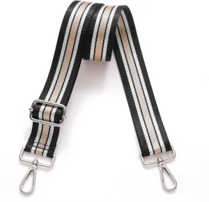 S-Jacorry Purse Strap Replacement Crossbody Wide Shoulder Strap Adjustable Canvas Straps Handbag Strap Replacement Belts