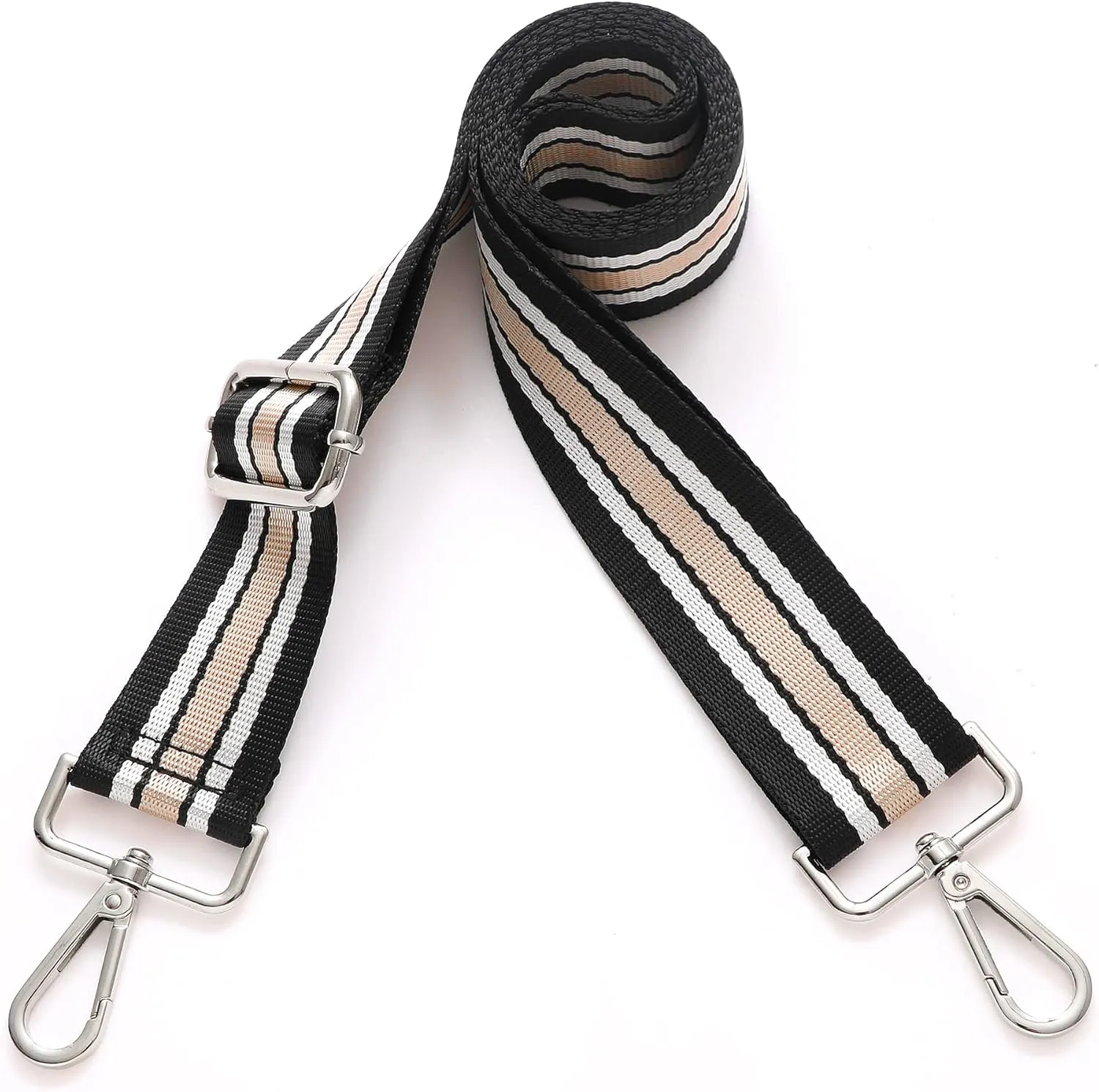 S-Jacorry Purse Strap Replacement Crossbody Wide Shoulder Strap Adjustable Canvas Straps Handbag Strap Replacement Belts