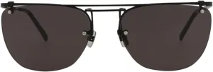 Saint Laurent Aviator-Frame Metal Sunglasses