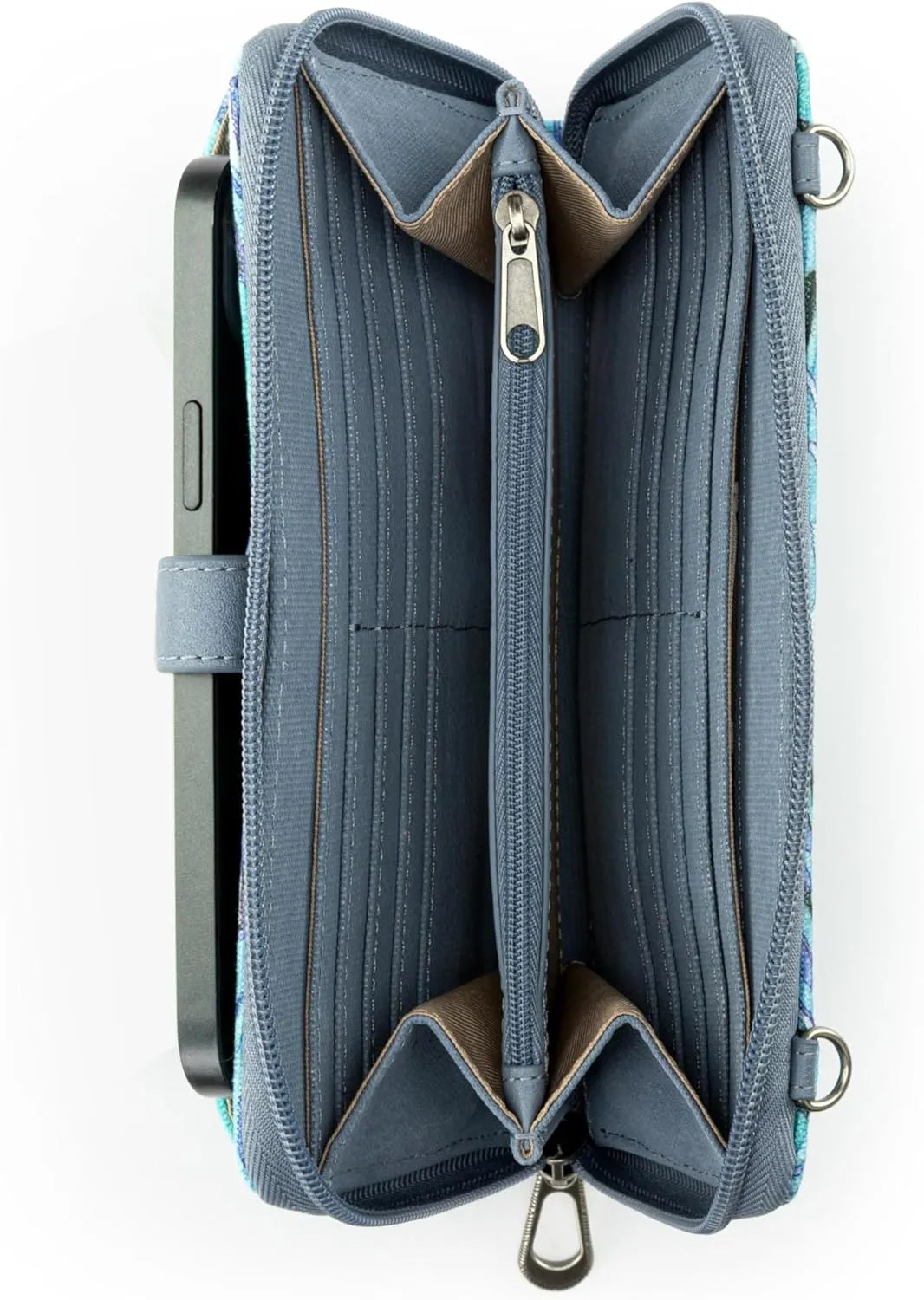 Sakroots Artist Circle Smartphone Crossbody in Eco Twill, Detachable Wristlet Strap