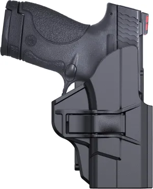 S&W M&P Shield/Shield Plus OWB Holster, Forefinger Release, Right-Hand, 9mm/.40, 3.1'' Barrel