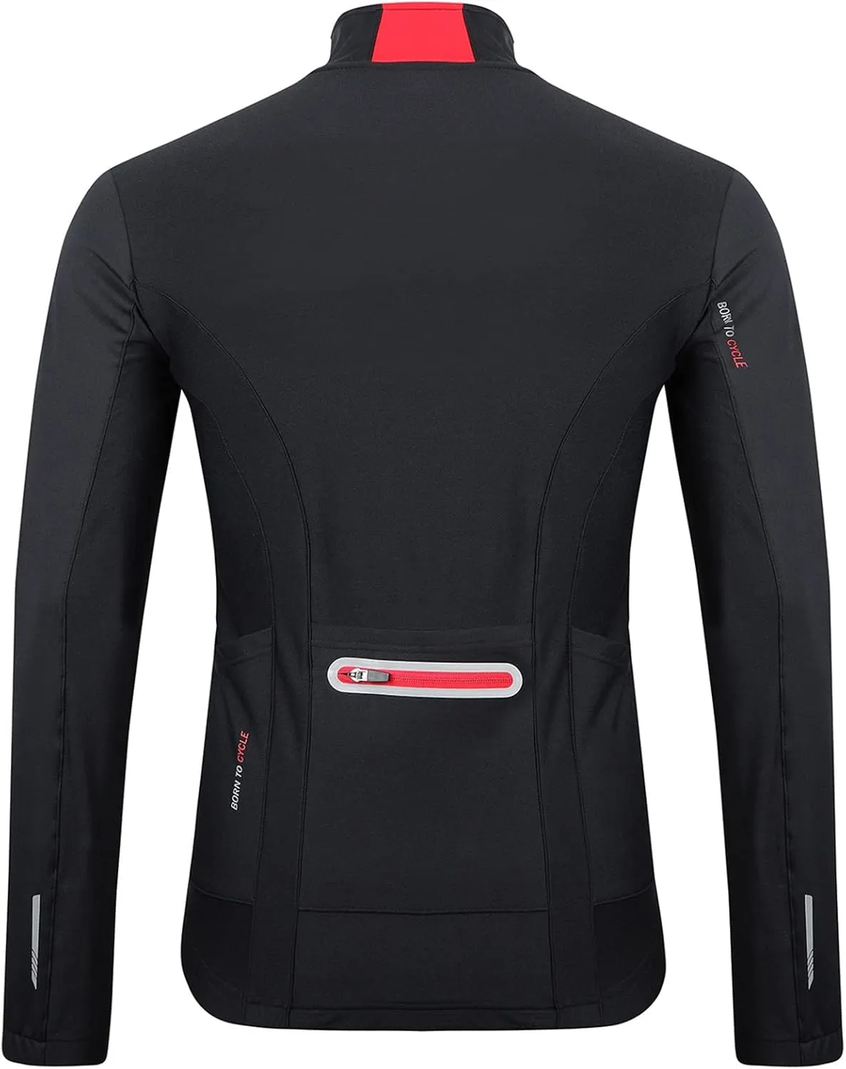 Santic Men's Cycling Bike Winter Jackets Windproof Fleece Thermal Warm UP Running Bike Bicycle Jacket Breathable Windbreaker