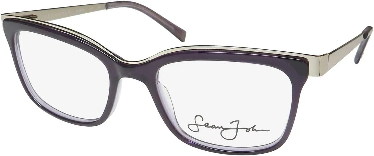 Sean John 6010 Eyeglass Frame/Eyewear Premium Acetate Plastic Authentic Womens
