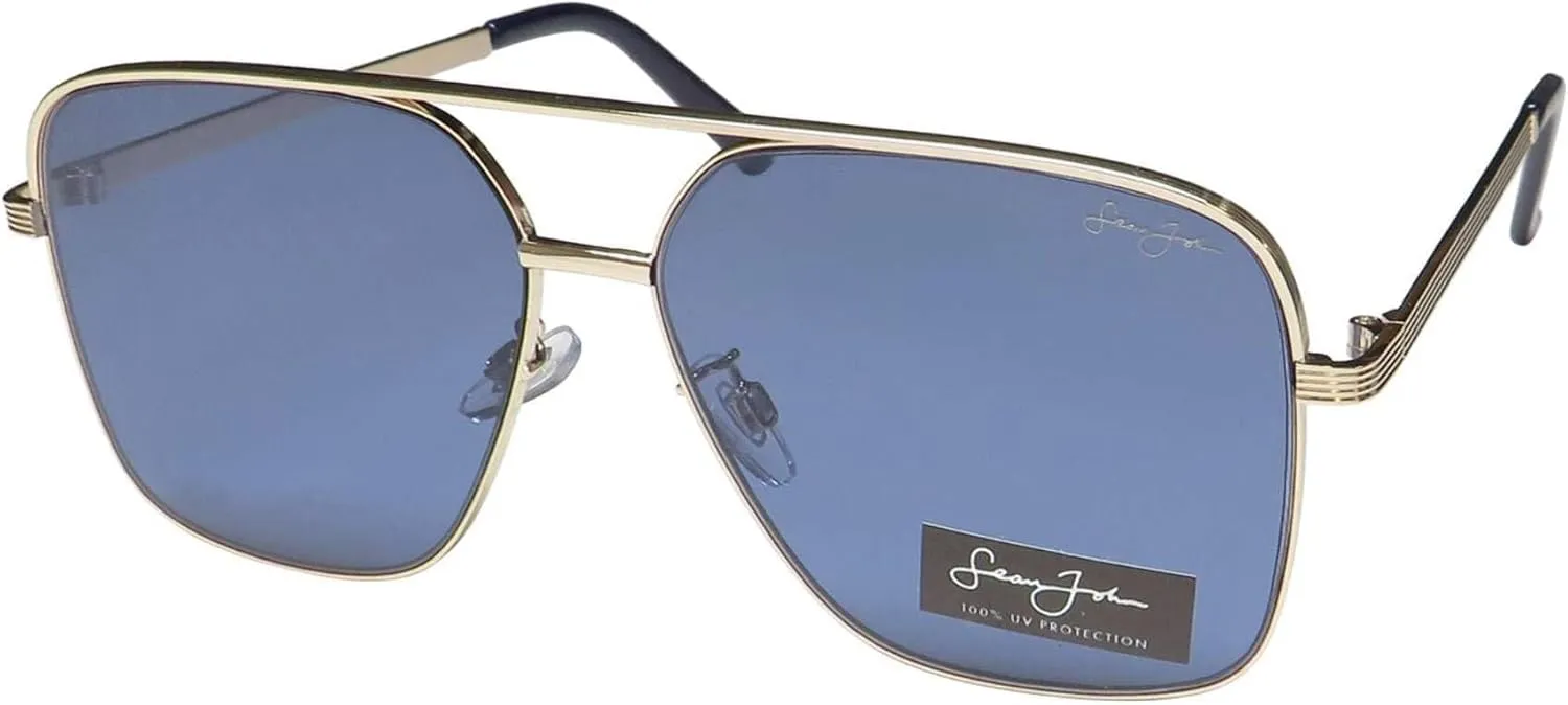 Sean John Sjs3017ce Sunglasses Oversized Shape Lenses 100% Uv Rays Protection