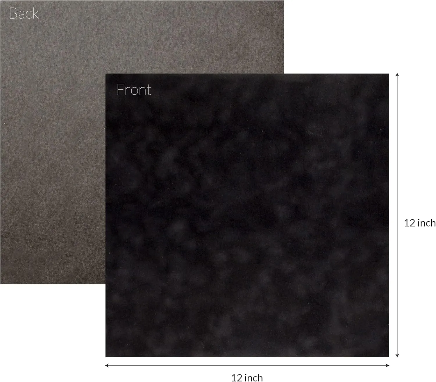 S.E.I 12-Sheet Velvet Paper, 12 by 12-Inch, Midnight