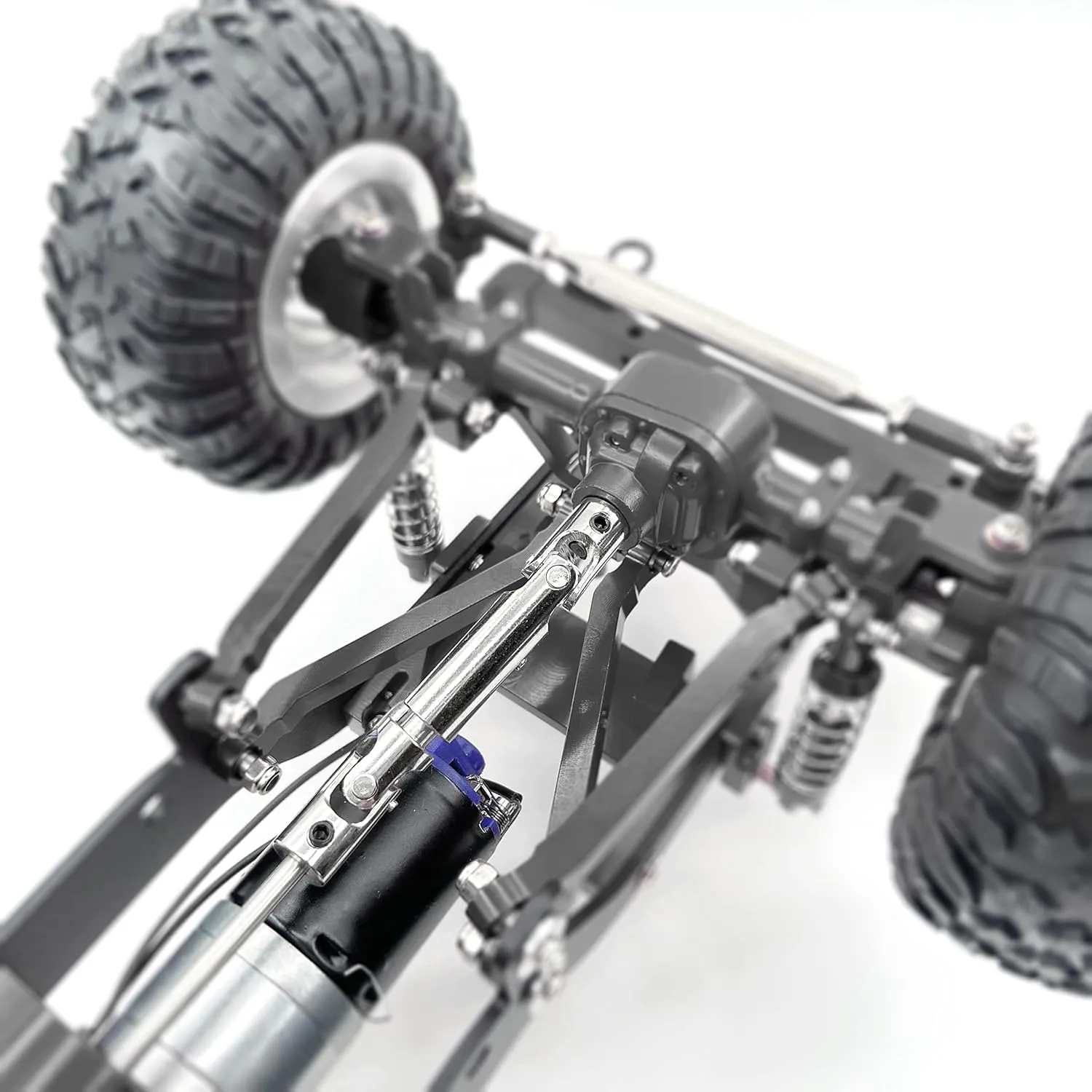 ShareGoo Metal RC Body Chassis Frame 1/12 4WD Frame Kit Compatible with 1/12 MN D90 D91 D96 MN98 MN99S RC Car (Black)