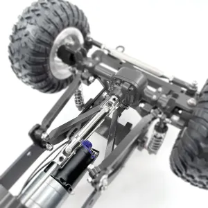 ShareGoo Metal RC Body Chassis Frame 1/12 4WD Frame Kit Compatible with 1/12 MN D90 D91 D96 MN98 MN99S RC Car (Black)