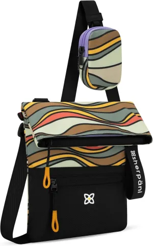 Sherpani Pica, Small Crossbody, Nylon Shoulder Bag, Lightweight 4L Purse for Women, Travel Cross Body Bag with RFID Protection, Removable Coin Purse, Travel Gift for Mothers Day 2025 (Ventura '73)