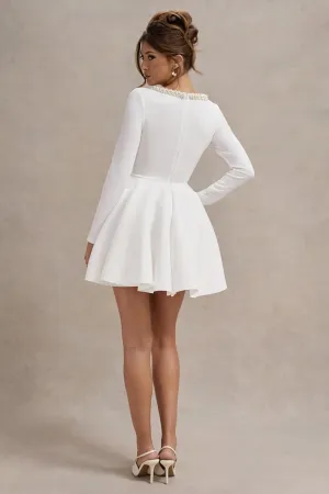 Short Wedding Dress for Women 2025 Mini Bridal Shower Dresses for Bride Wedding Reception Gowns
