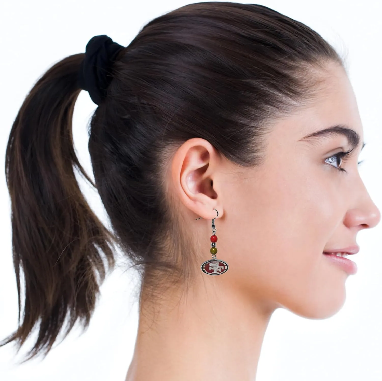 Siskiyou Sports NFL Fan Bead Dangle Earrings