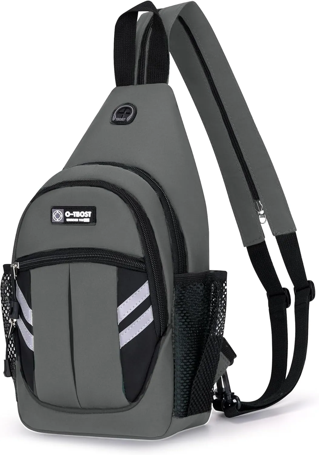 Sling Bag for Women Anti Theft Crossbody Bags with Reflective Strips Hiking Daypack Waterproof Chest Bag for Men Small Backpack for Spring Break Essential