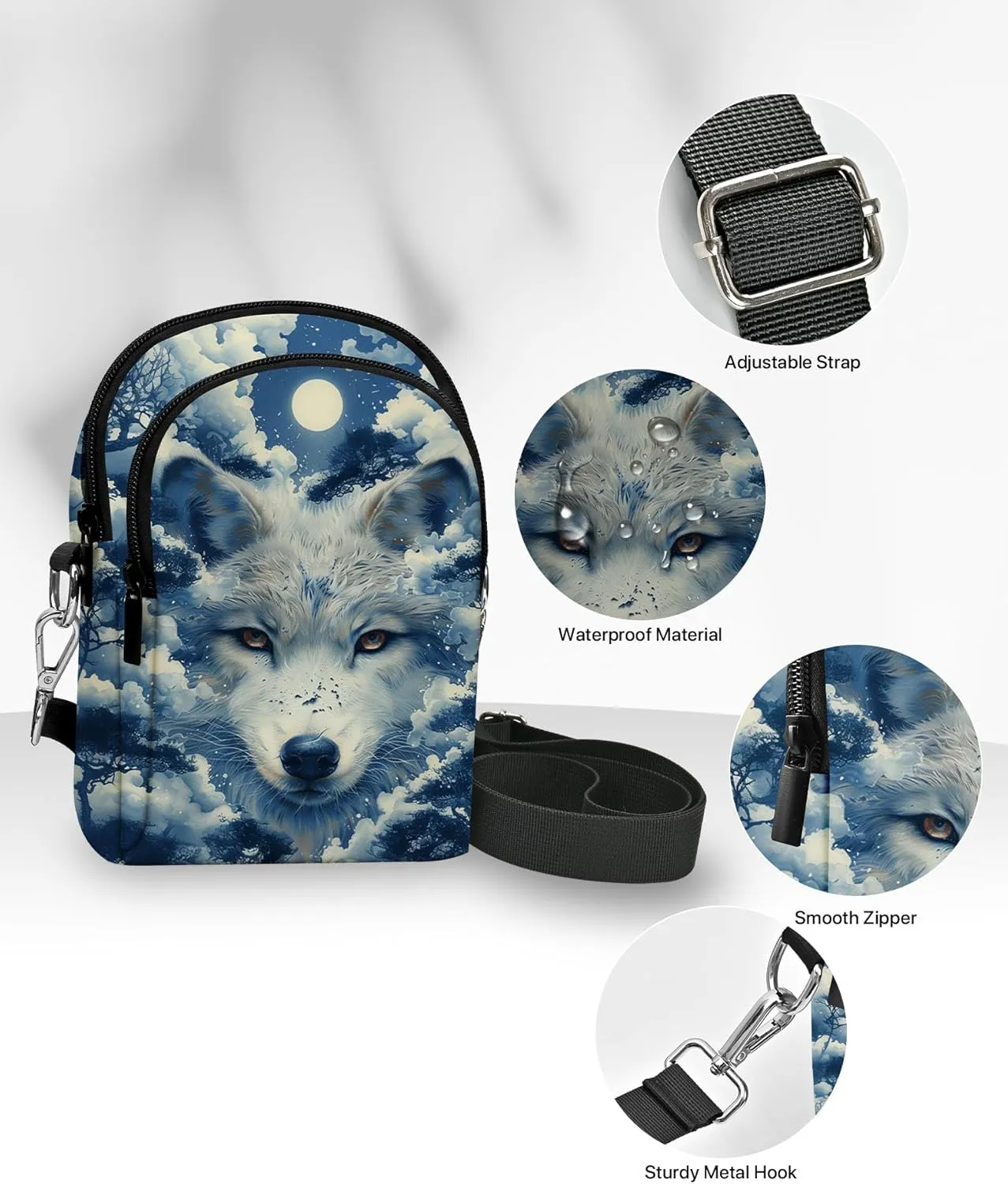 Small Crossbody Bags for Women Casual Cell Phone Purse Lightweight Crossbody Purses Fashion with Adjustable Strap