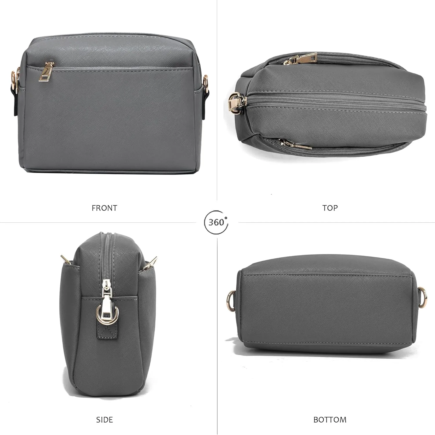 Small Crossbody Bags for Women Vegan Leather Purses Women's Shoulder Handbags Wallet Satchel Cross Body Purse
