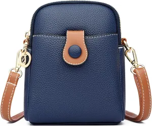 Small Leather Crossbody Bag for Women - Phone Purse and Cross Body Bag
