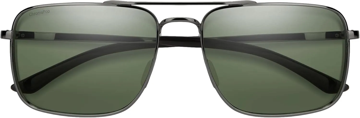 SMITH Outcome Sunglasses Matte Silver/Polarized Platinum Mirror