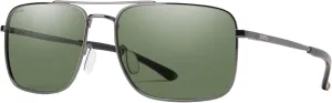 SMITH Outcome Sunglasses Matte Silver/Polarized Platinum Mirror