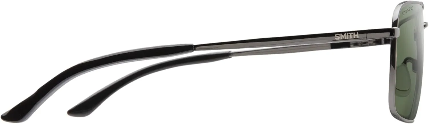 SMITH Outcome Sunglasses Matte Silver/Polarized Platinum Mirror