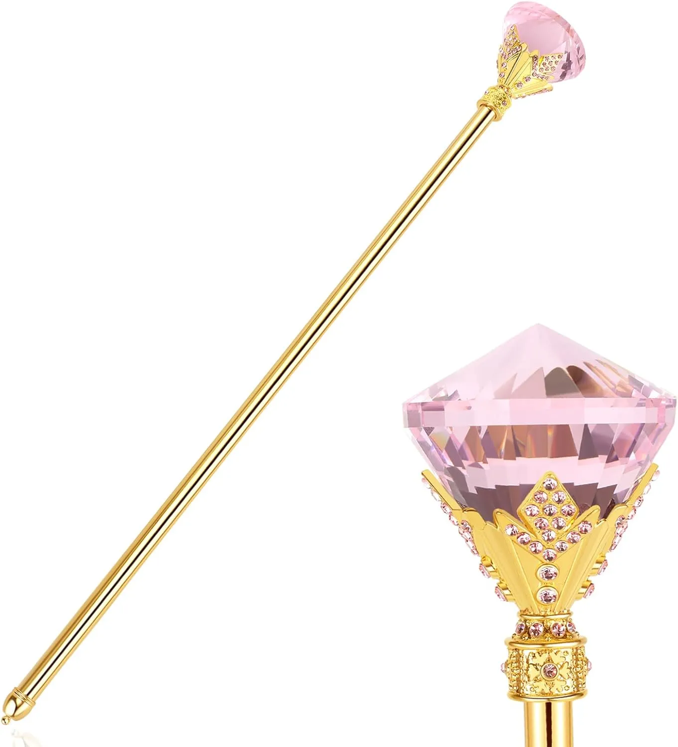 Snowflake Fairy Princess Wands Crystal Magic Wand for Pageant Party Birthday