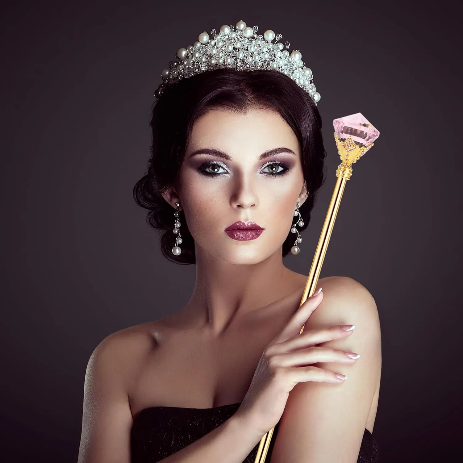 Snowflake Fairy Princess Wands Crystal Magic Wand for Pageant Party Birthday