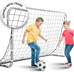 Soccer Goals Football Goals, 6'x4' Metal Frame with All Weather Net