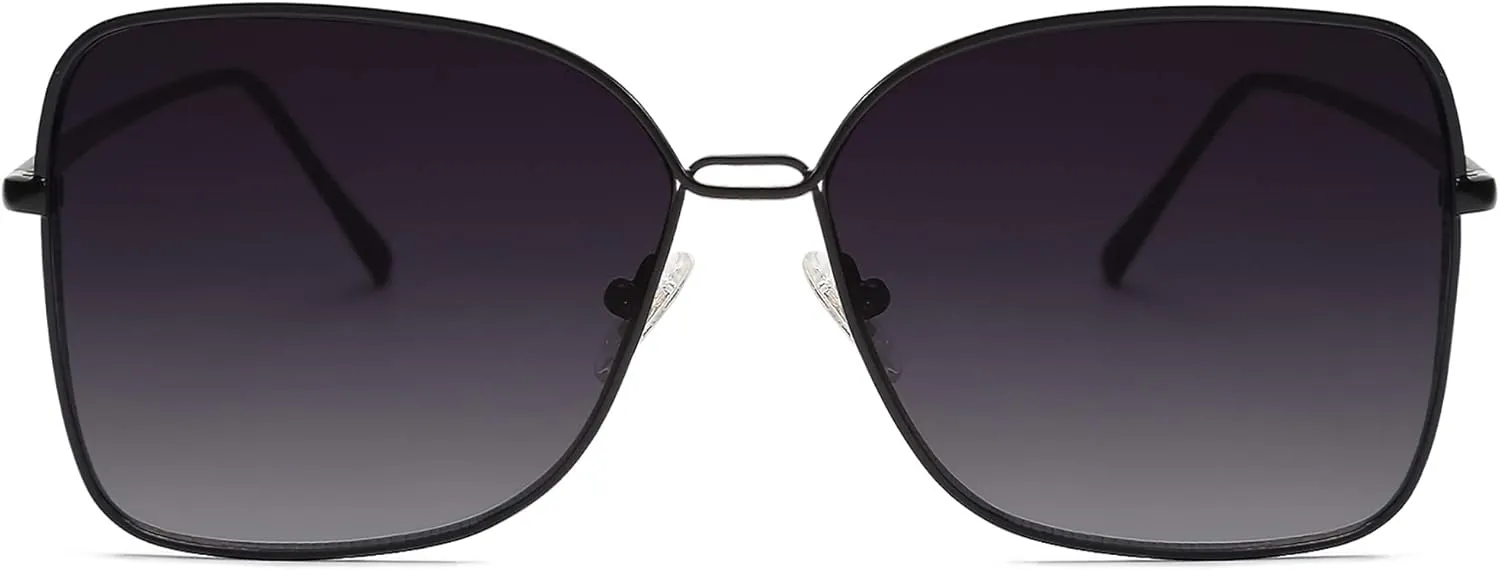 SOJOS Classic Trendy Square Oversized Sunglasses Womens Mens UV400 Big Large Designer Shades SJ1082