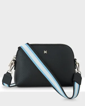Sophie Curve Top Crossbody Bag   Stripe Bag Strap