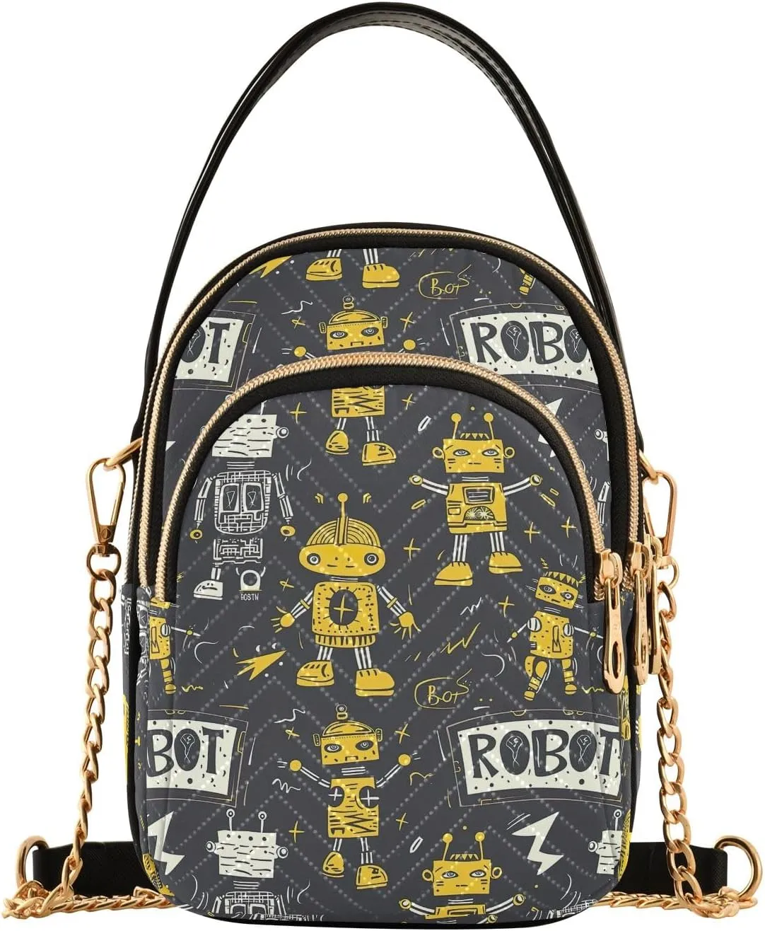 Space Planets Small Purses for Women Crossbody Bag Stylish Crossbody Bags for Women, Triple Compartment Women Crossbody Bags