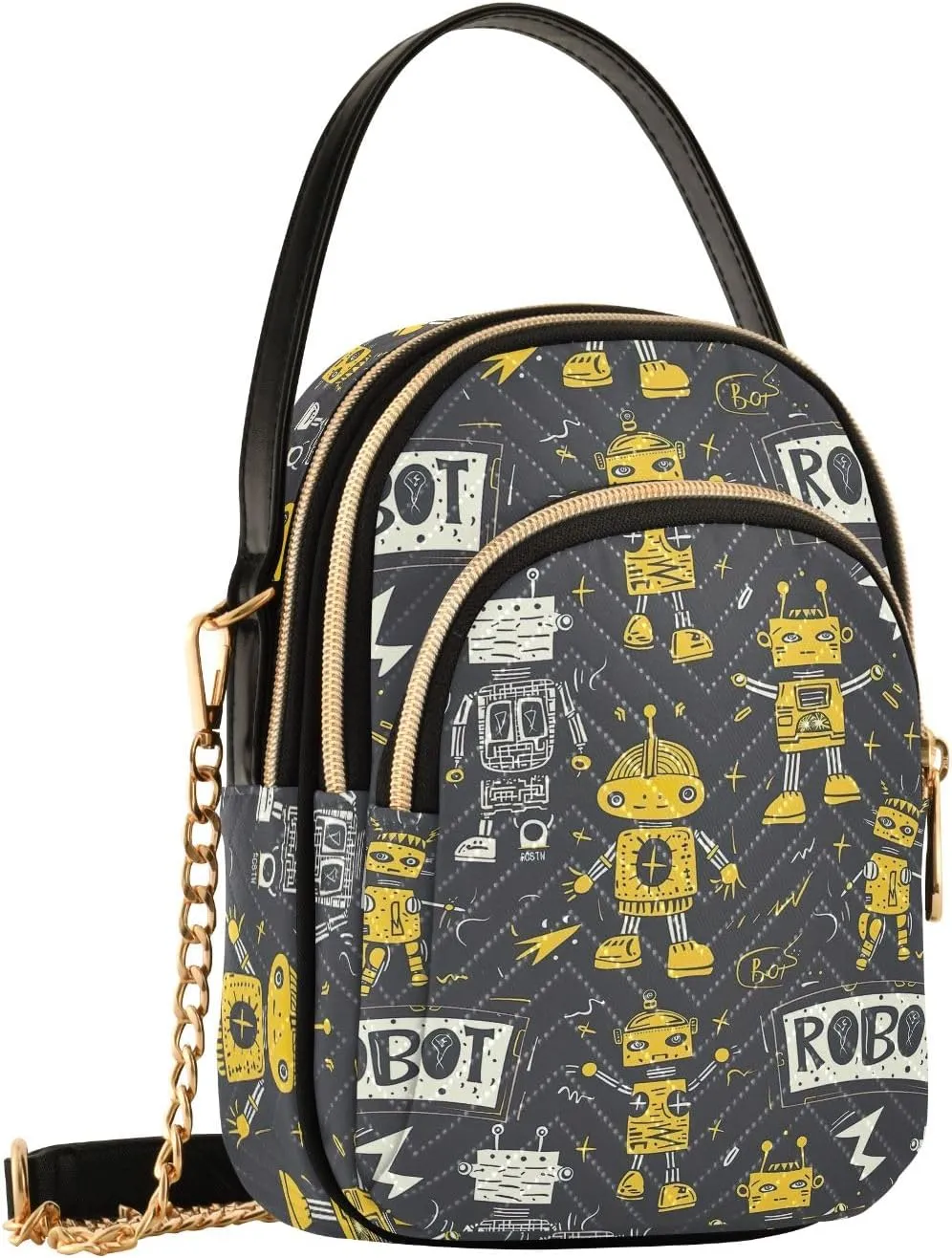 Space Planets Small Purses for Women Crossbody Bag Stylish Crossbody Bags for Women, Triple Compartment Women Crossbody Bags