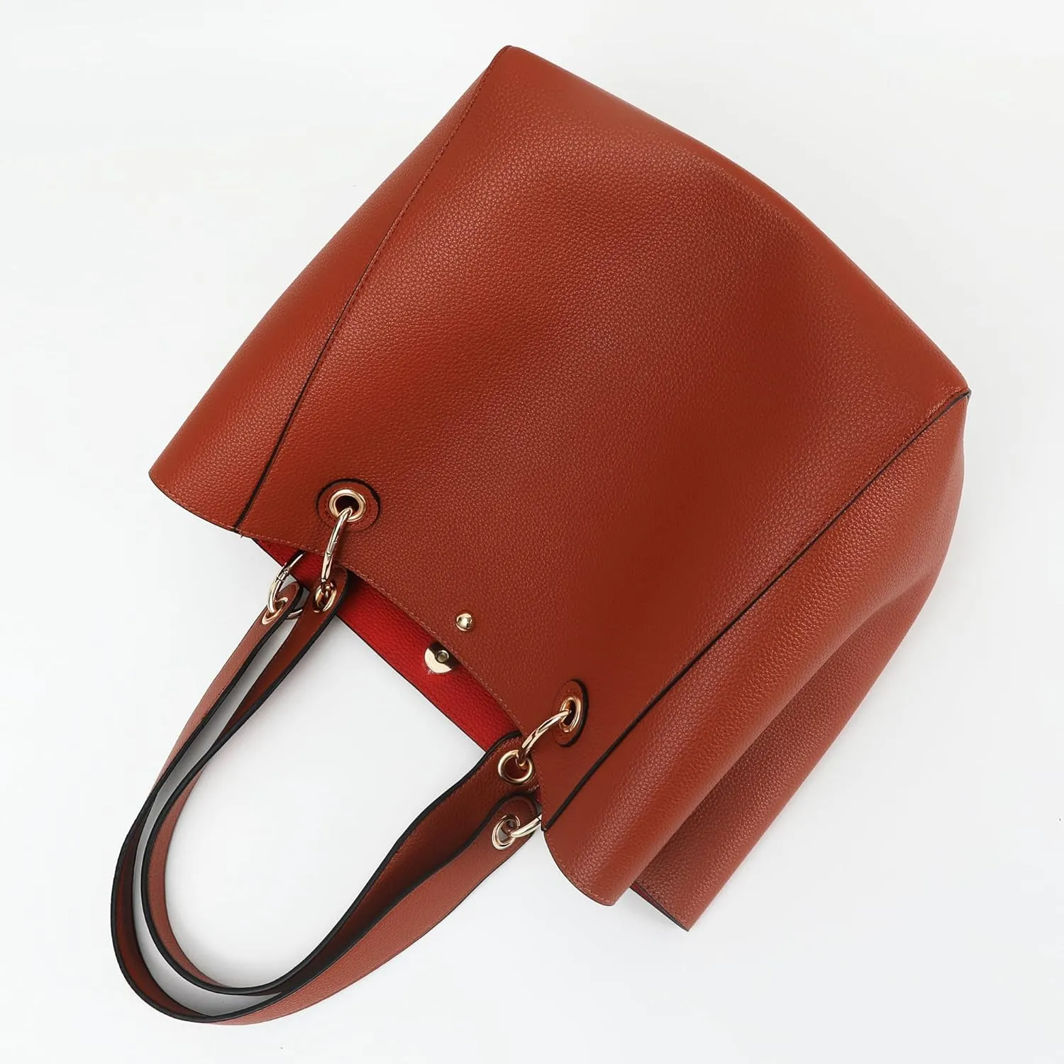 sqlp Large Work Tote Bag for Women Designer Purses and Handbags Big Bucket bags Ladies Travel Crossbody Purse Fuchsia