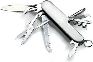 Stainless Steel Pocket Knife Multi Tool, 9 Essential Tools, Gift Box Included