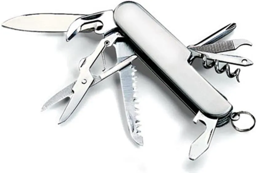 Stainless Steel Pocket Knife Multi Tool, 9 Essential Tools, Gift Box Included
