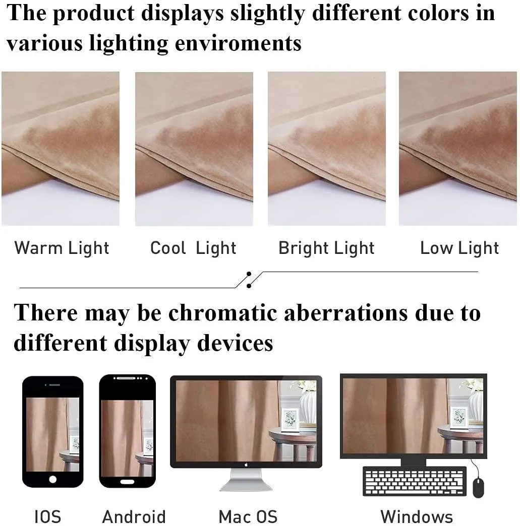 StangH Blush Velvet Valance Curtains - Thermal Insulated Scalloped Rod Pocket Half Window Curtain Tiers Home Decor Wave Drapes for Nursery/Kids Room, Blush Beige, 52 by 18 Inches, 1 Panel