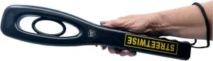 Streetwise Handheld Metal Detector Pinpointer Wand | Small Security Accessories | Security Guard Equipment