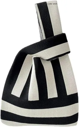 Stripe Tote Hobo Bag Women Handbag Small Min Bag Casual Crossbody Bag Gift for Women